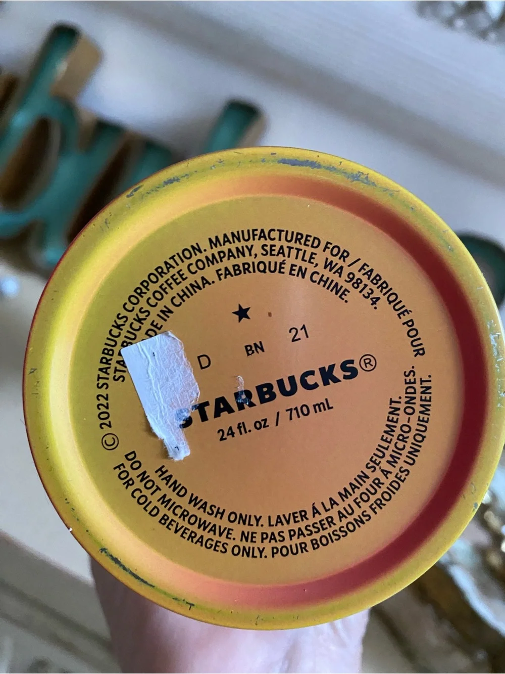 STARBUCKS Cup with Lid